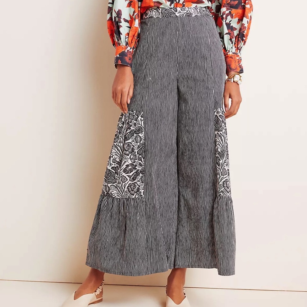 Anthropologie Pilcro Oceana Wide-Leg Pants - Picture 1 of 7